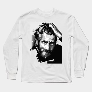 Jake Gyllenhaal black and white Long Sleeve T-Shirt